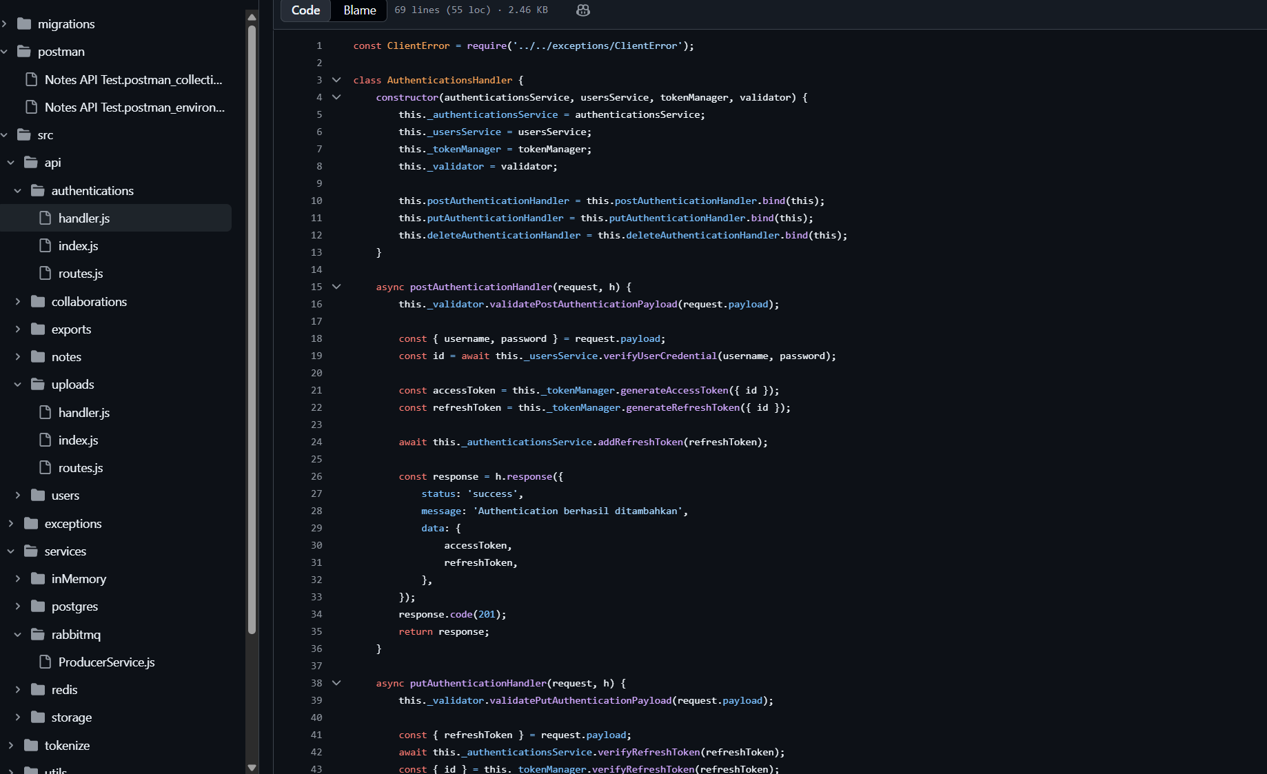 Notes App API