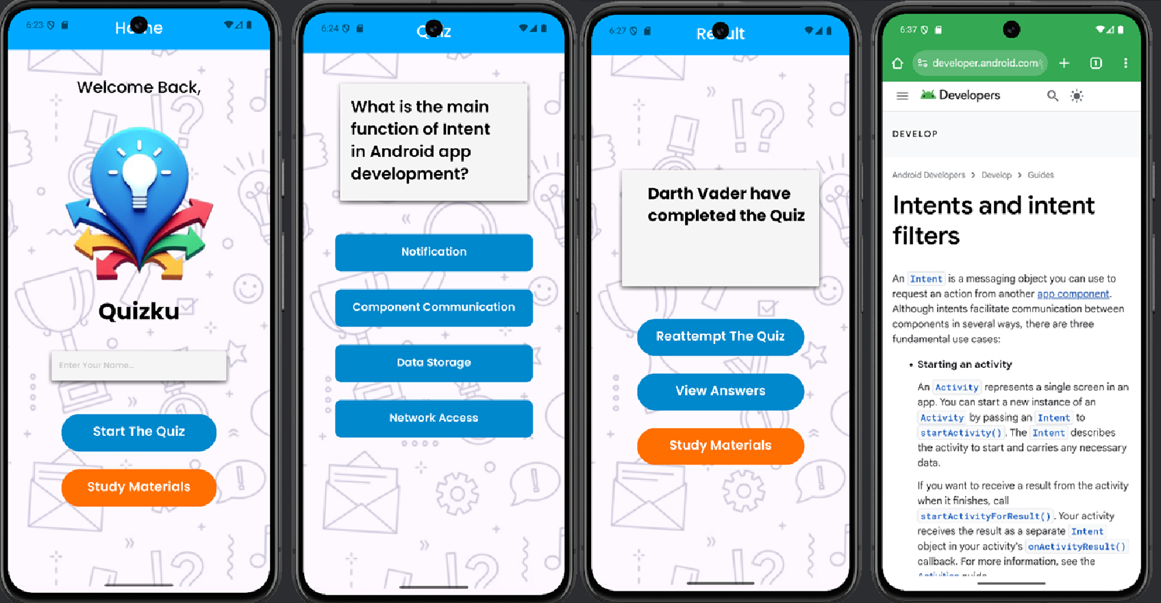 Quizku (Mobile Quiz App)