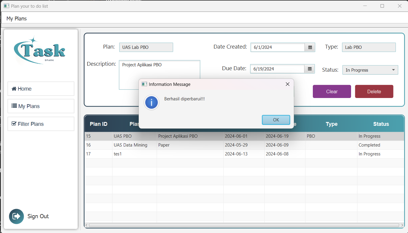 Task Management Desktop App